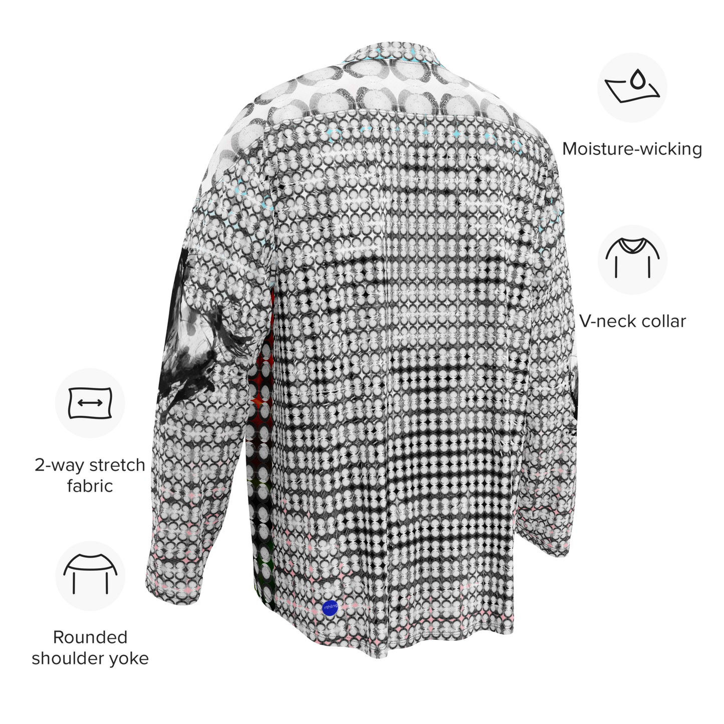 Dot TGR Horse & Bunny Sleeves_Recycled hockey fan jersey