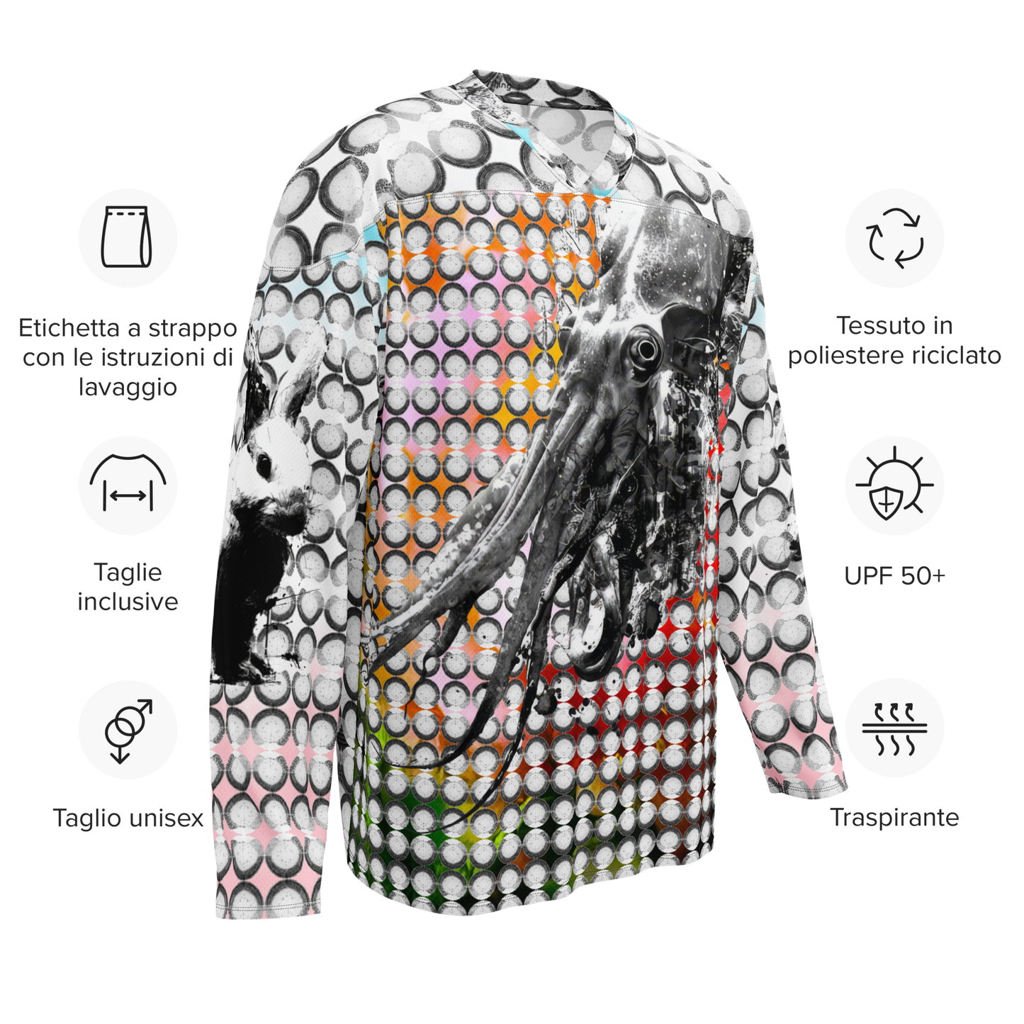 Dot Skwideo Recycled hockey fan jersey