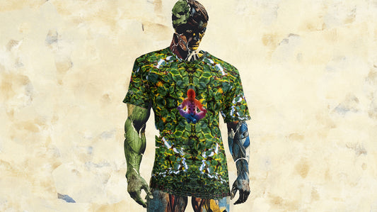 Astro Zen Leafy Green_All-over print men’s rash guard