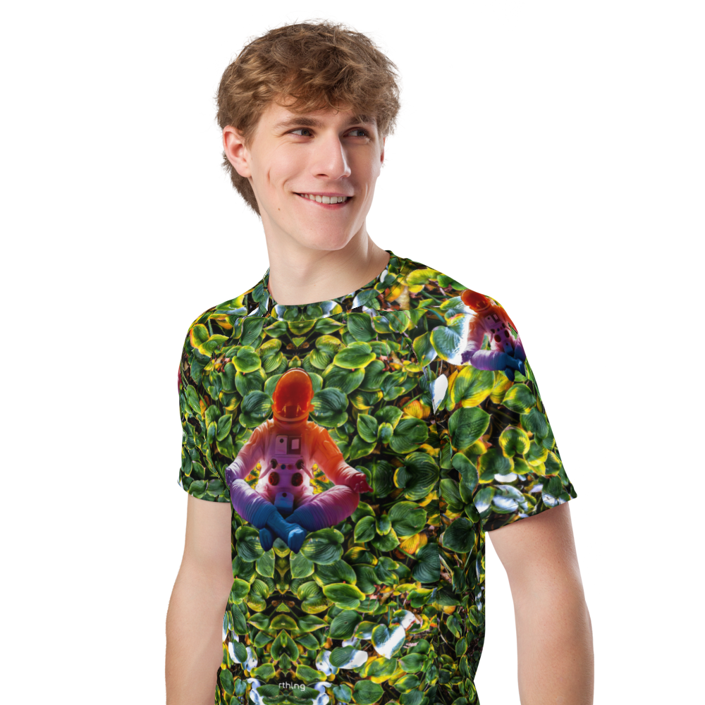Astro Zen Leafy Green_All-over print men’s rash guard