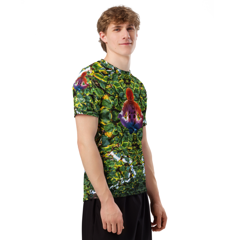 Astro Zen Leafy Green_All-over print men’s rash guard