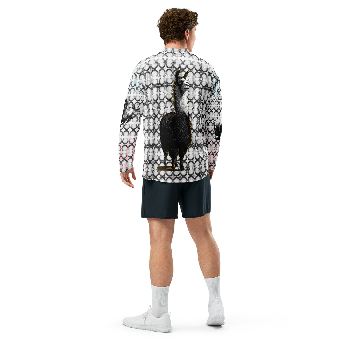 Dot Llamma_Recycled hockey fan jersey