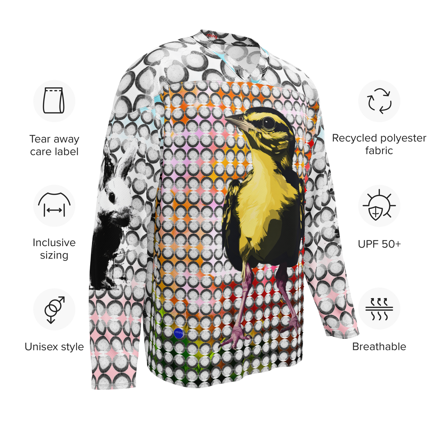 Dot Widdle BRD_Recycled hockey fan jersey