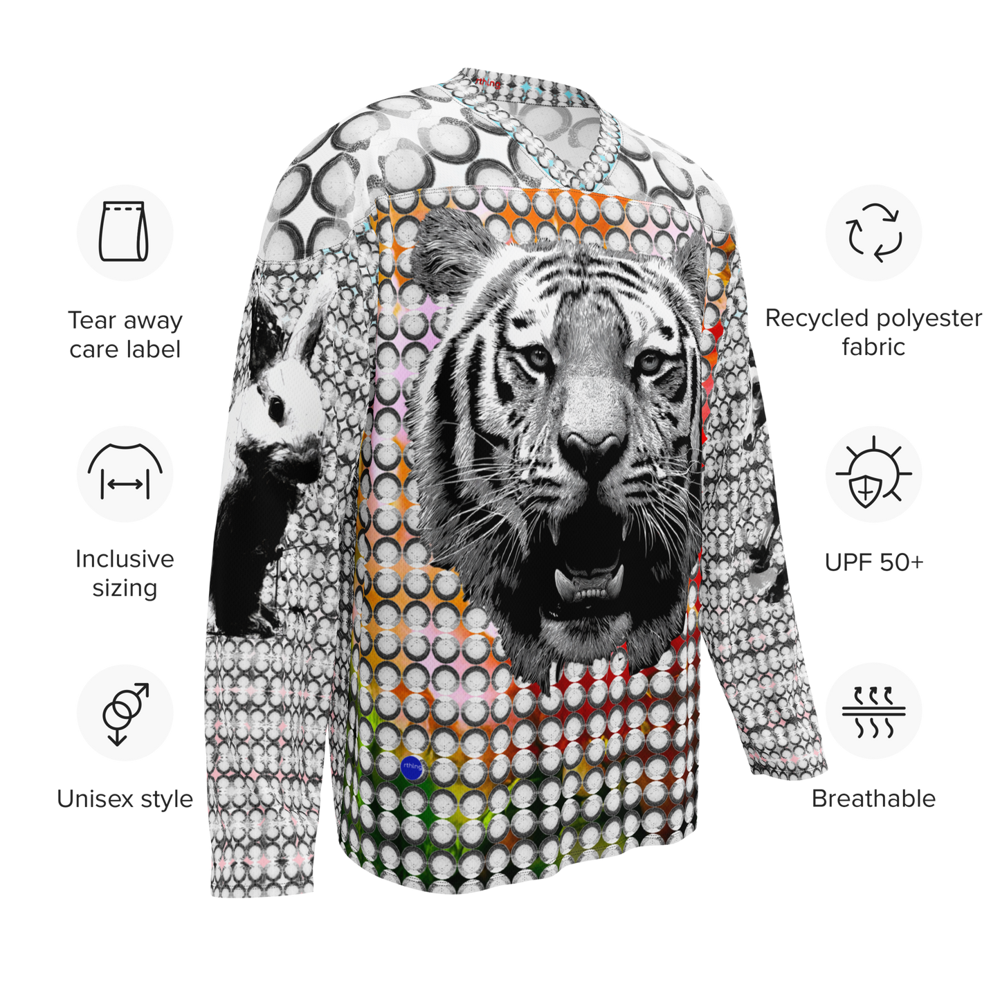 Dot TGR Horse & Bunny Sleeves_Recycled hockey fan jersey