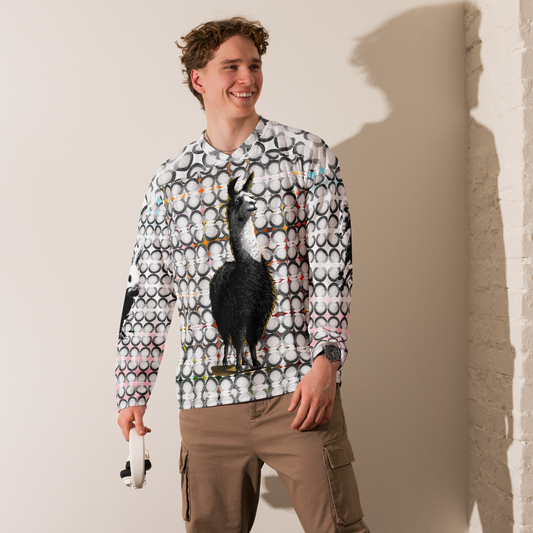 Dot Llamma_Recycled hockey fan jersey