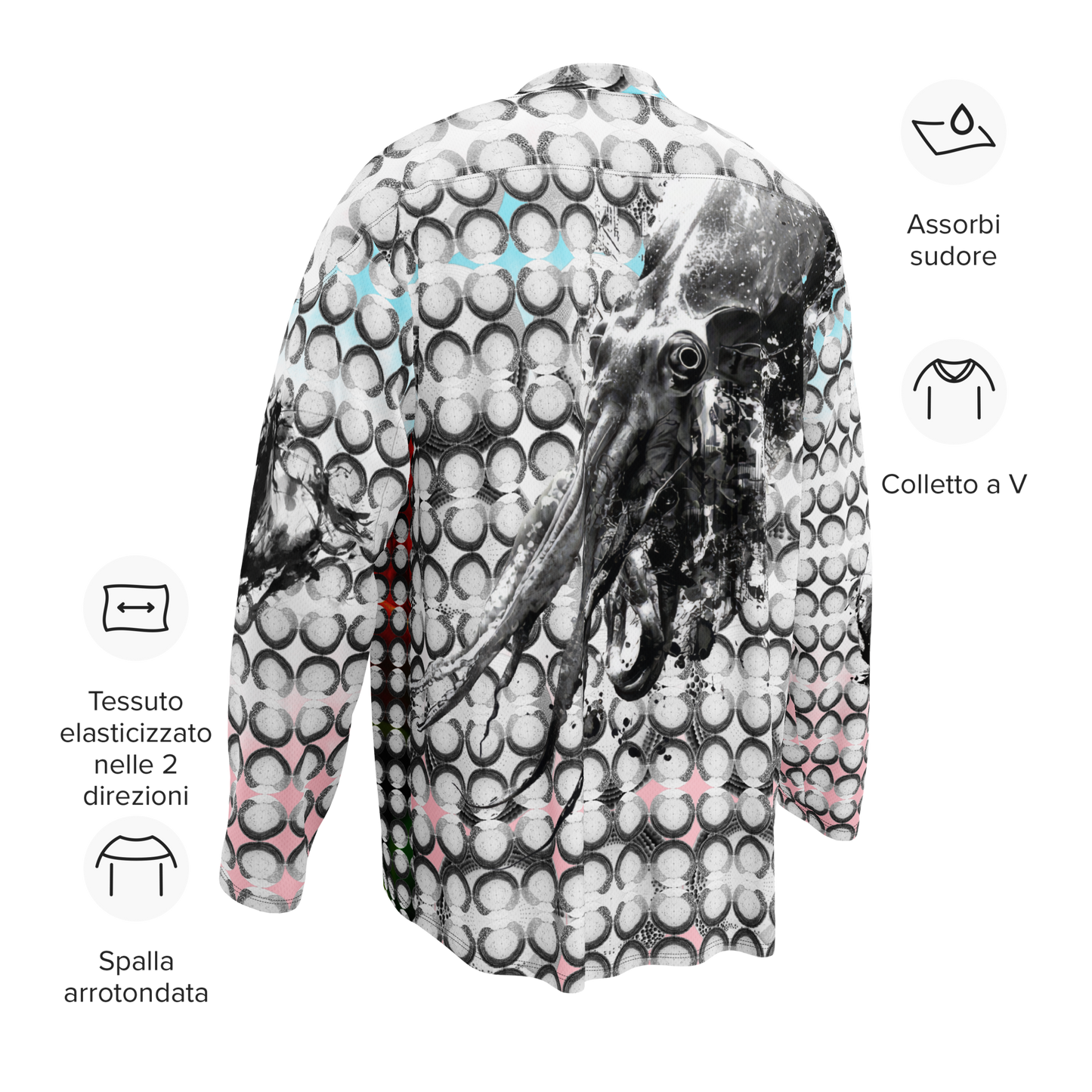 Dot Skwideo Recycled hockey fan jersey