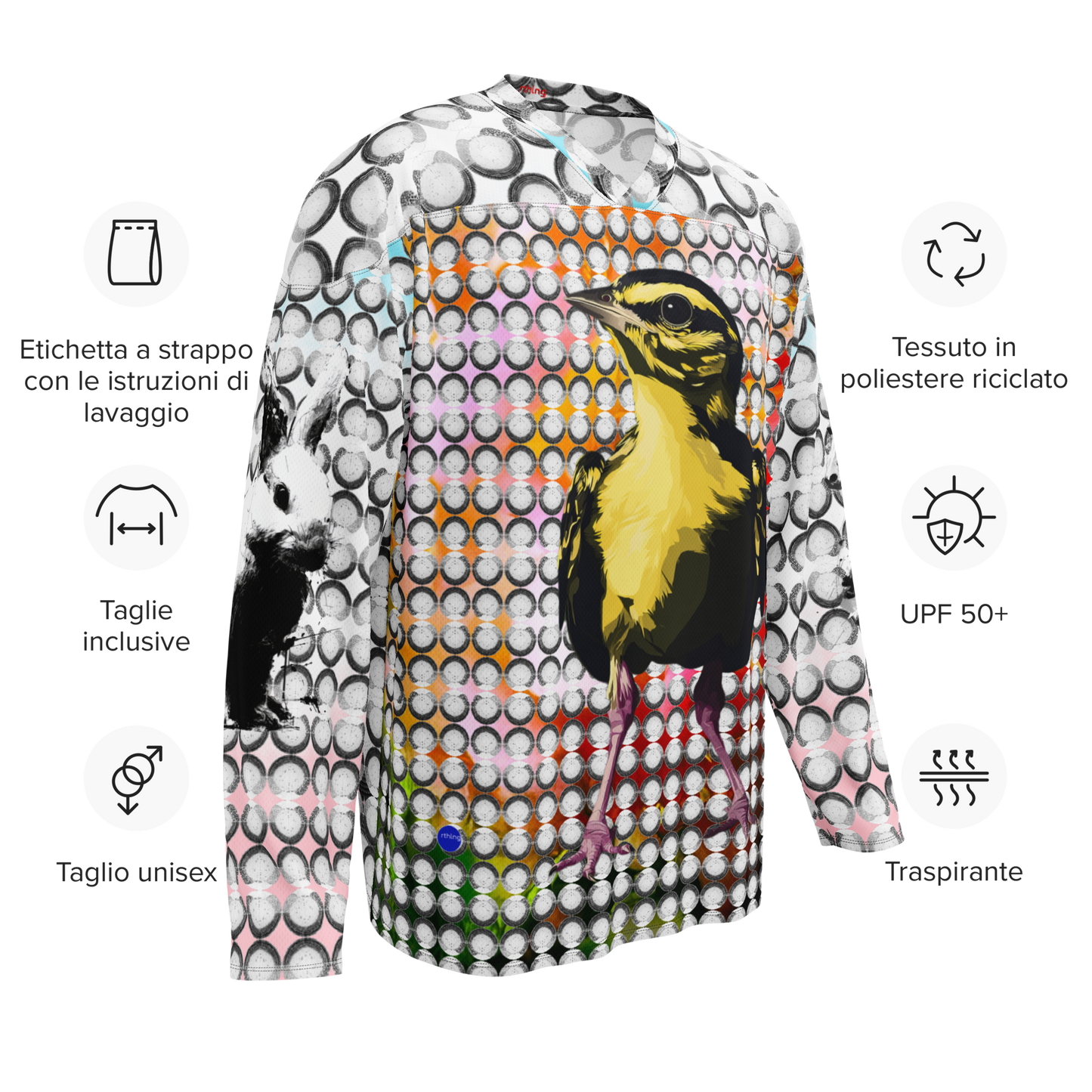 Dot Widdle BRD_Recycled hockey fan jersey