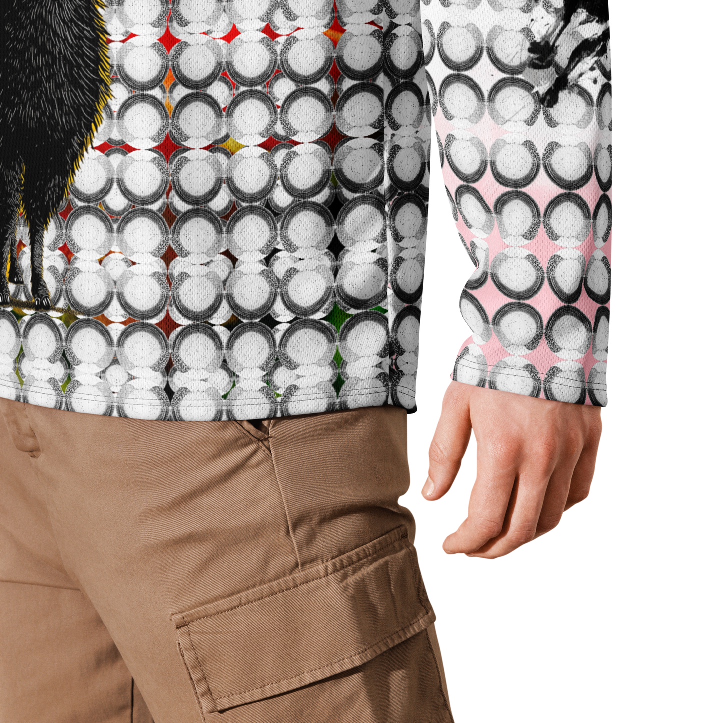 Dot Llamma_Recycled hockey fan jersey